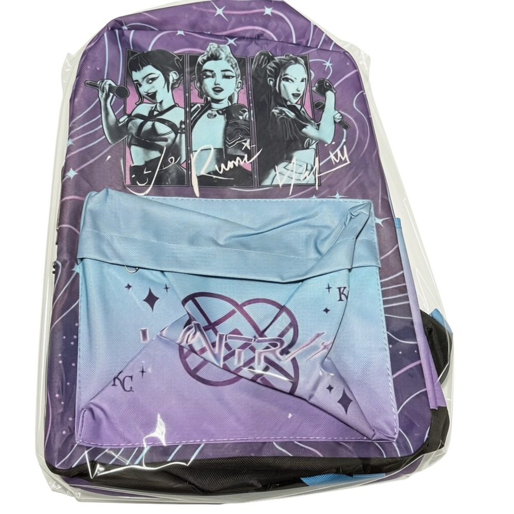 KC ROYALS Exclusive Kpop Demon Hunters Backpack Netflix HUNTR/X Rumi Zoey 17"